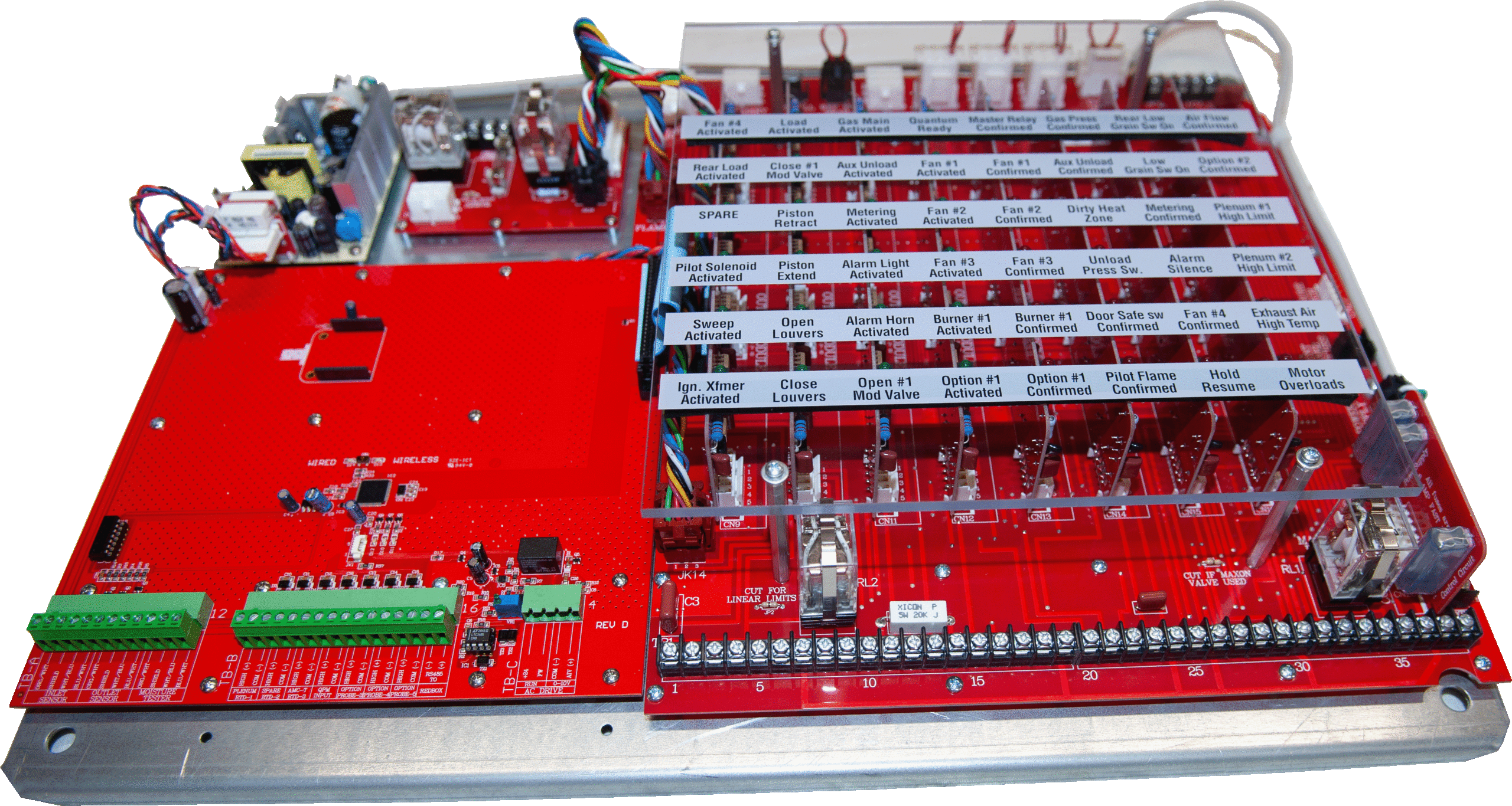 Dryer Control Section (WITH Red Board)